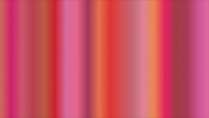 Gradient Mesh Background with Vertical Stripes of Red, Orange and Pink