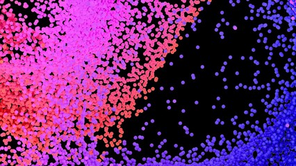 Fototapeta premium Colorful Abstract Particle Background