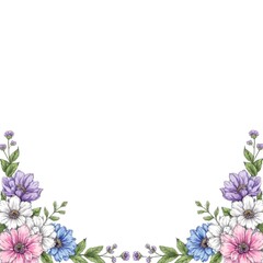 vector illustration of beautiful flowers