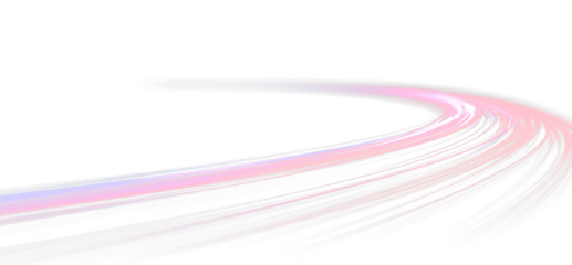 Glowing Laser Trail Motion