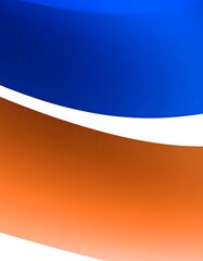 Abstract wavy shapes in vibrant colors