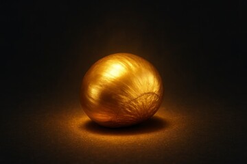 Fototapeta premium Golden Chestnut Symbolizing Wealth and Value