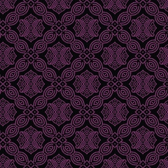 Fototapeta premium seamless pattern with floral elements Bright Watercolor Floral Pattern Vintage Style