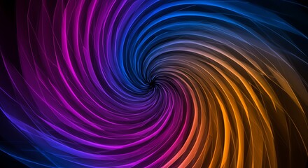 Colorful swirling abstract design