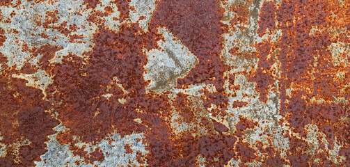 Rust iron rusty steel background old sheet brown orange color effect weathered wall floor rough pattern seamless dirty grounge metallic damaged rusted textured backdrop industrial material scratch.