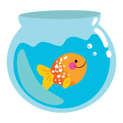 fish bowl illustration