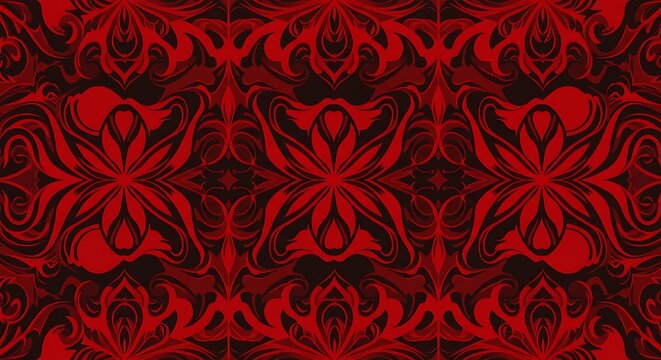 Abstract red pattern design