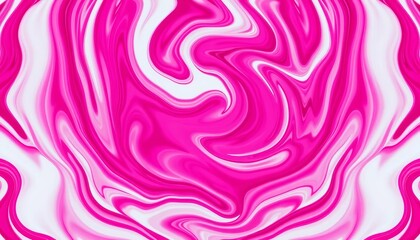 Magenta and white swirling abstract symmetry, fluid design,  vibrant, seamless