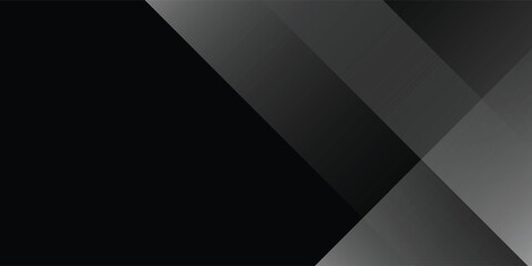 Abstract dark black Geometric banner design background. vector ilustration.