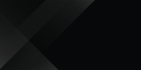 Obraz premium Abstract dark black Geometric banner design background. vector ilustration.