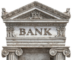 Fototapeta premium Ornate bank entrance