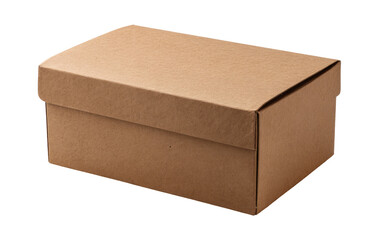 Light brown cardboard box, rectangular shape, simple design