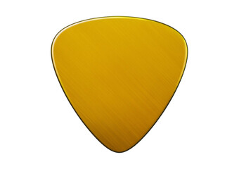 Guitar picks mockup template isolated on a transparent or white background
