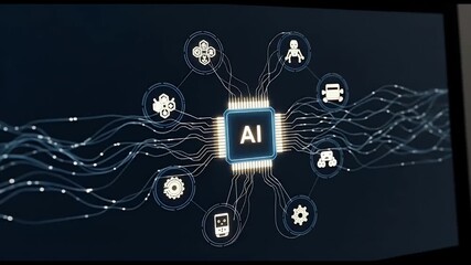 AI Chip Connecting Industries Automation and Innovation