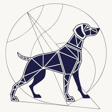 vector image of a dogy