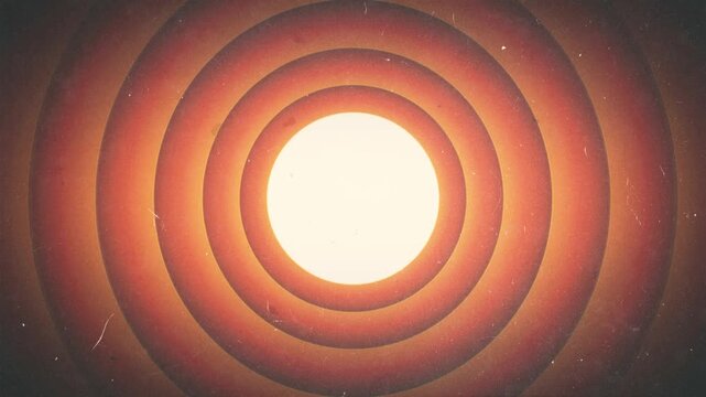 Vintage Cartoon Looney Tunes Opening Animation/ Animation of a funny retro vintage looney tunes background intro with grainy and noise effects