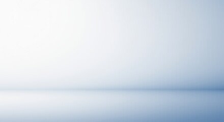 柔らかな青色背景 穏やか光で輝く空虚な空間. AI Generated