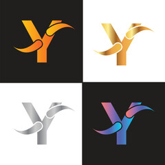 Letter Y logo, Y logo, Business logo, modern, minimal logo, design, colourful, icon, shape, symbol, brand, business identity, elegant, luxury, logotype, branding, custom, abstract
