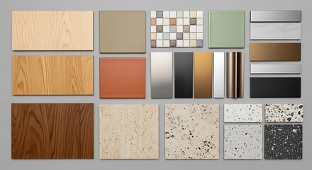 Interior Design Material Samples.