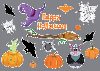 Halloween Stickers Funny and Cute