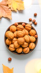 Autumnal cookies on a plate (1)