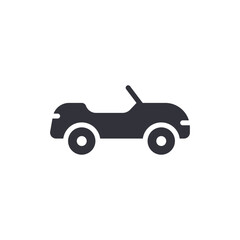 Convertible Vehicle Illustration In Modern Style Auto Motoring Recreation Lifestyle