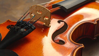 violin close up
