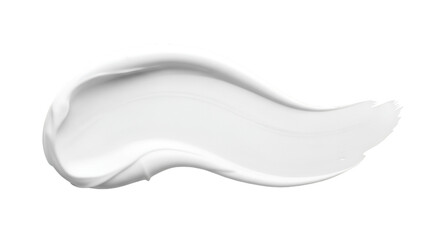 cream tube isolated on white