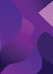 Vibrant Gradient Abstract Background with Wavy Shapes