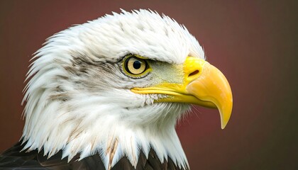 Obraz premium Close-up of an eagle's head