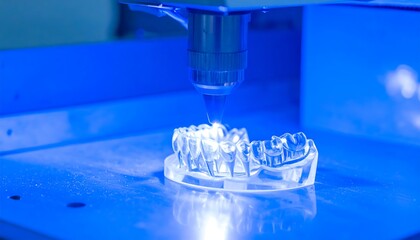 3D printed dental prosthesis in progress
