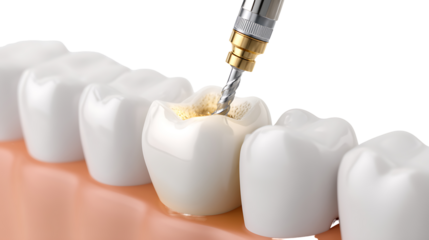 tooth and dental floss