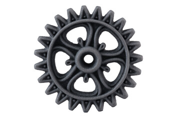 Vintage Industrial Gear Mechanical Component 3D Rendering