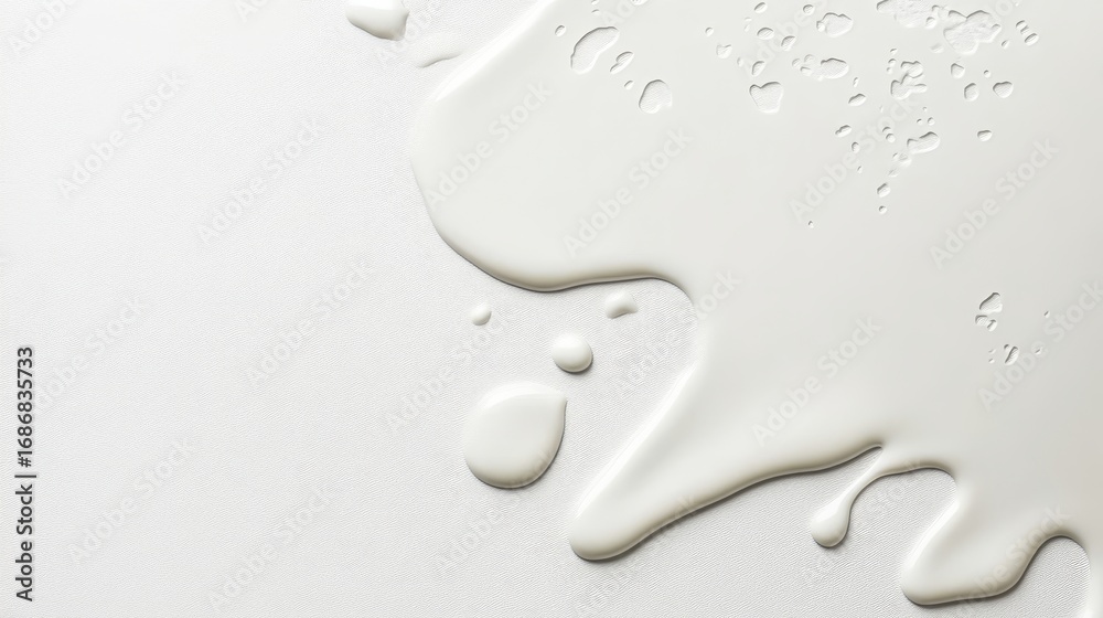 Wall mural abstract minimalism close-up of water droplets on soft matte surface creating a serene atmosphere