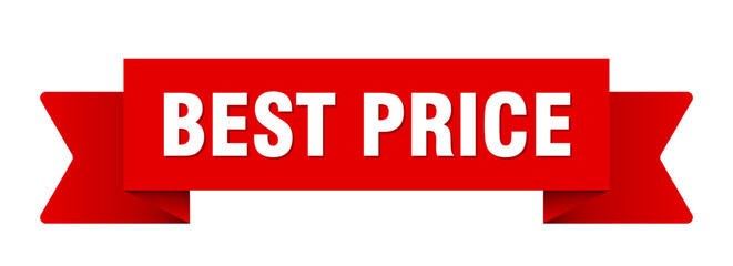 best price ribbon isolated on transparent background. best price ribbon