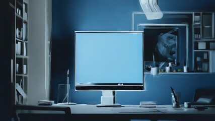 Digital data processing showing virus or big data analysis on computer screen - Powered by Adobe