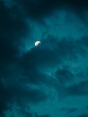 Mystical Moonlit Clouds