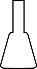 Nail polish bottle icon in black silhouette and line outline style, beauty cosmetic container group, minimal vector collection for manicure, pedicure, and salon design