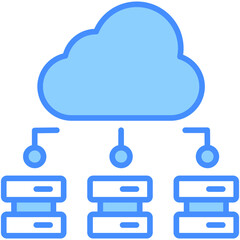 Cloud Database Icon