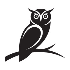 owl sitting on a branch