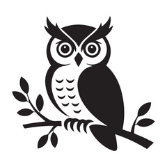 owl on branch