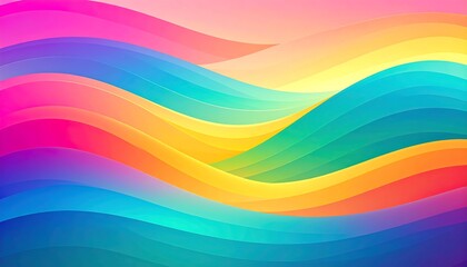 Vibrant abstract waves of color (1)