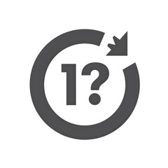 Digital Enigma: An abstract digital graphic depicts an enigmatic symbol of a singular unknown concept, conveying the essence of inquiry and the initial phase of investigation.