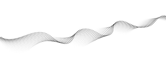 	
Flowing Dot Wave halftone gradient pattern on transparent background	
