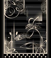 front back sleeve digital print pattern