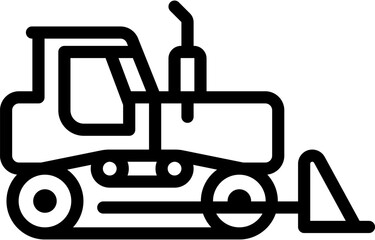 Fototapeta premium forklift truck vector illustration