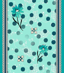 front back sleeve digital print pattern