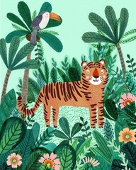 A vibrant collection of botanical art, abstract textures, and colorful illustrations – celebrating creativity, nature, and modern design © TiuTiu