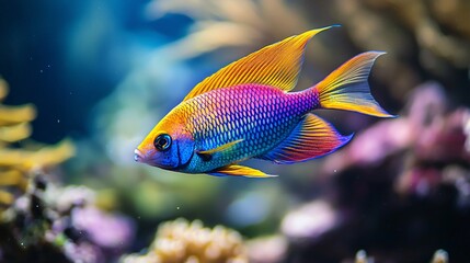 Colorful tropical fish
