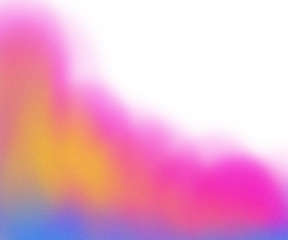 Soft abstract gradient with pink, violet, and orange haze blending into smooth diffusion. Dreamy glowing blurred retro overlay texture background.